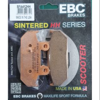 ผ้าเบรค EBC Brakes รุ่น HH sintered/ ผ้าหลัง Suzuki Burgman 650,  Burgman400