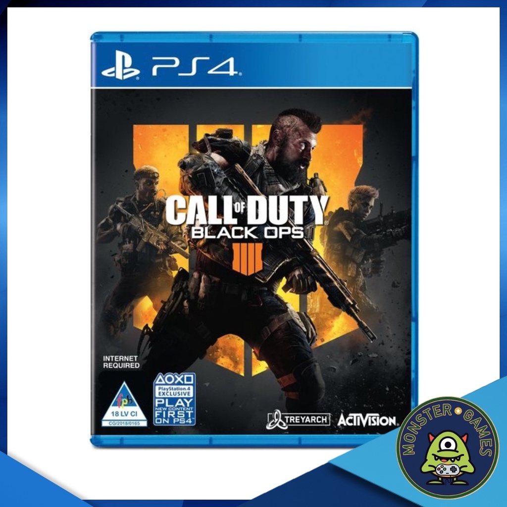 Call of Duty Black Ops 4 Ps4 แผ่นแท้มือ1 !!!!! (Call of Duty Black Ops IIII Ps4)(Call of Duty 4 Ps4)