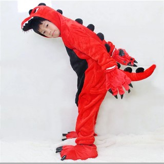 ชุดคอสเพลย์ ไดโนเสาร์สีแดง สำหรับเด็ก ...cosplay dino