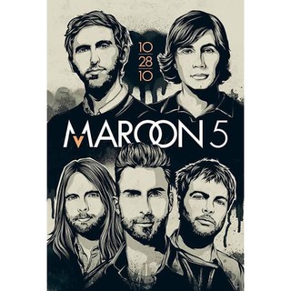 โปสเตอร์ ภาพติดผนัง maroon5