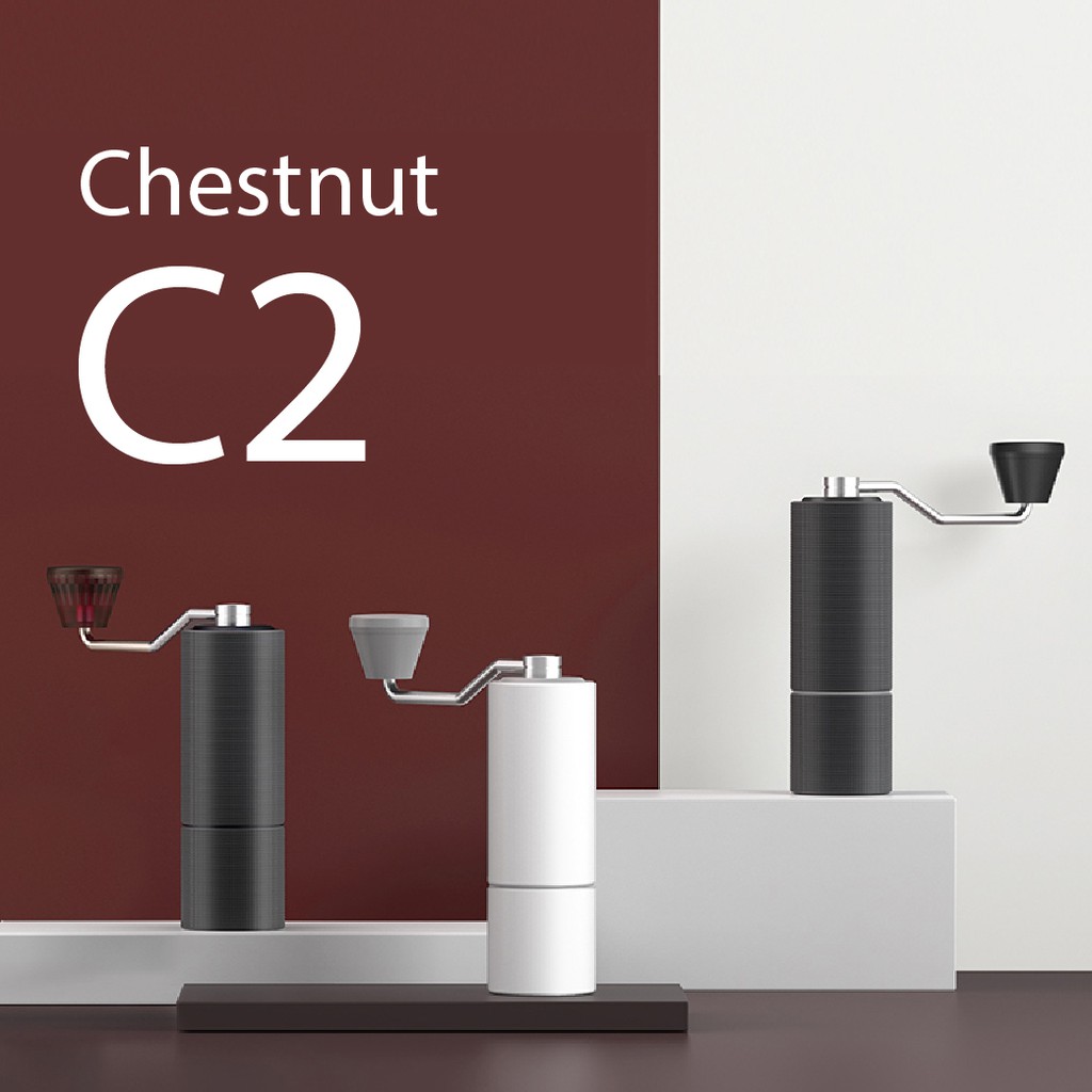 Timemore Chestnut C2 ปี 2021 ประกันศูนย์ 1 ปี เครื่องบดกาแฟมือหมุน (Timemore Coffee Grinder) jWk0