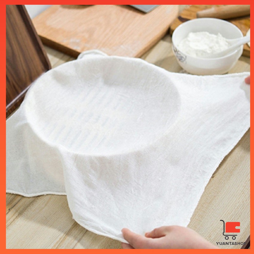 ผ้าขาวบาง(เล็ก) สามารถซักแล้วนำกลับมาใช้ใหม่ได้ สำหรับนึ่งอาหาร Steamer mat