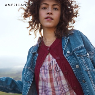 American Eagle Plaid Swing Cami เสื้อ ผู้หญิง คามิ ลายตาราง (EWSB 035-3929-823)