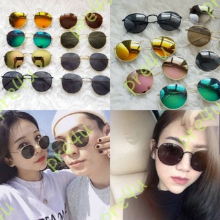 Gamt Vintage Round Aviator Sunglasses Color Film