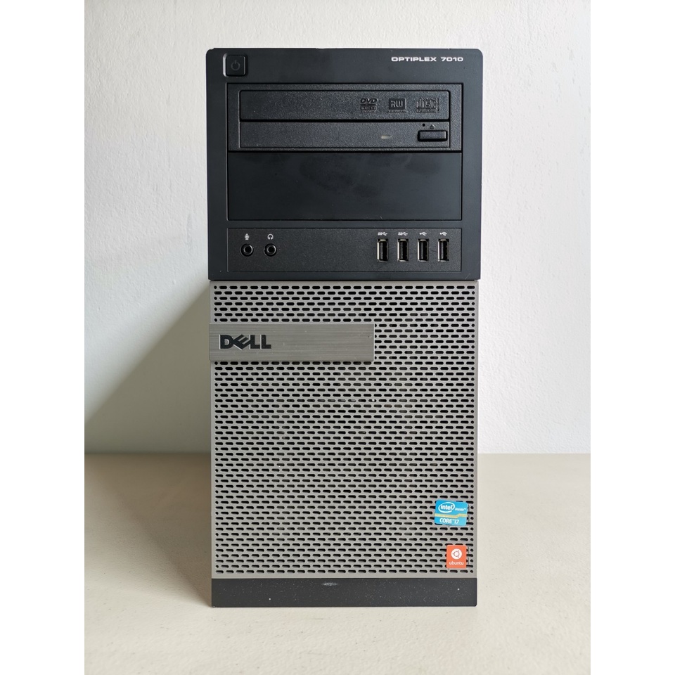 คอมมือสอง Dell Optiplex 7010 MT CPU Core i7-3770 @ 3.40 GHz คอมตัวใหญ่ ใส่การ์ดจอ มาตรฐานได้