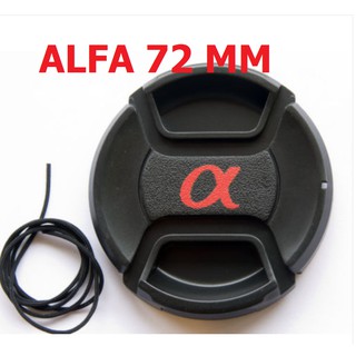 ฝาปิดหน้าเลนย์ LENS CAP SONY ALFA 72 MM