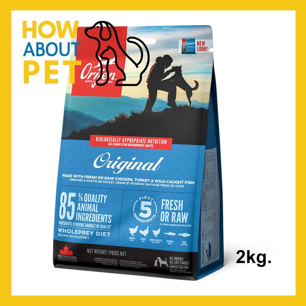 [2kg]อาหารเม็ดสุนัข ORIJEN Original Dog Food สำหรับสุนัขทุกสายพันธุ์และทุกวัย 2กก.ORIJEN Original Do