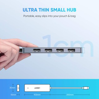 UGREEN รุ่น 70336 USB C Hub 4 Ports Type C to USB 3.0 Hub with 5V Micro USB PD สำหรับ โน๊ตบุ๊ค MacBook โทรศัพท์มือถือ #2