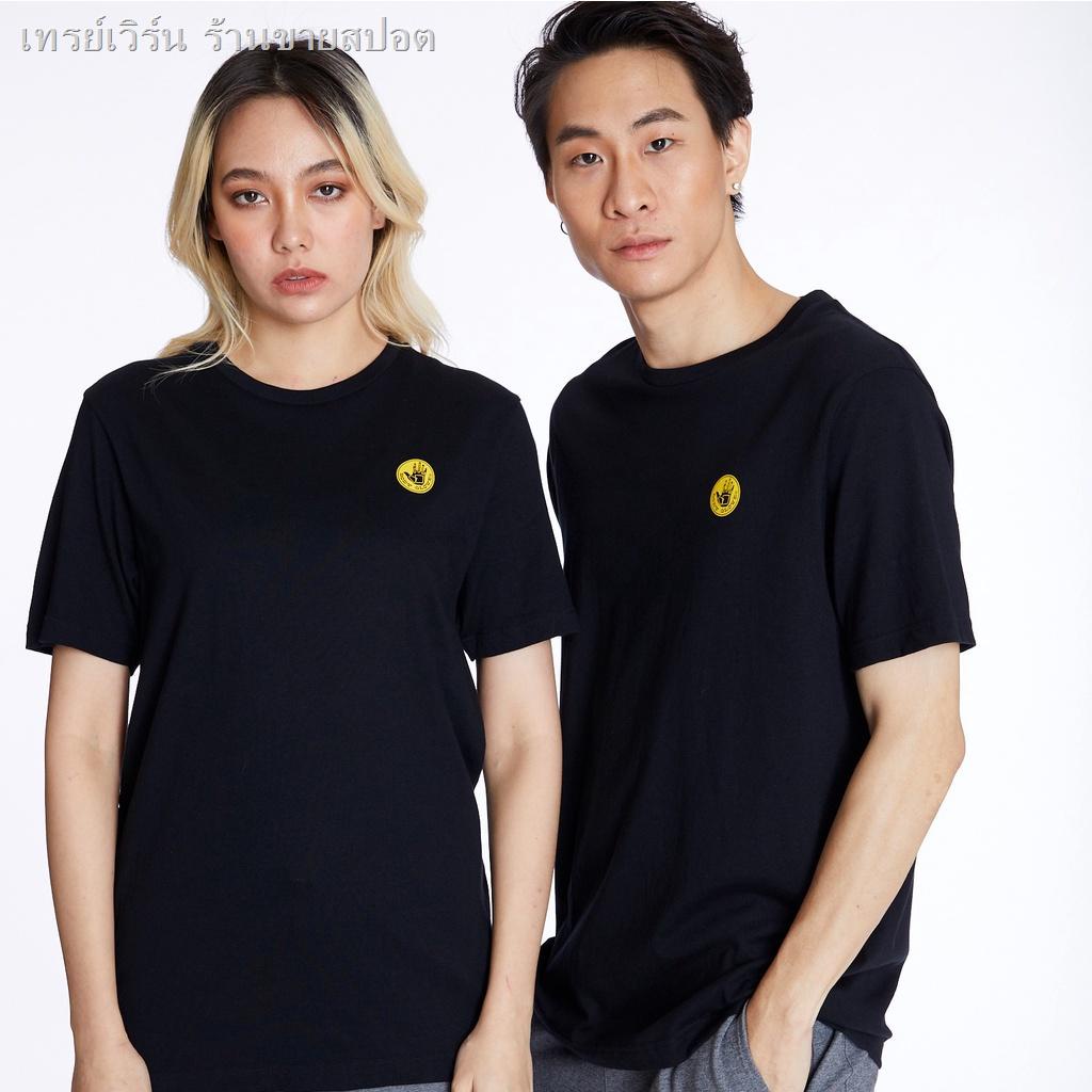 ☬✢▧BODY GLOVE Unisex Basic T-Shirt เสื้อยืด สีดำ-01