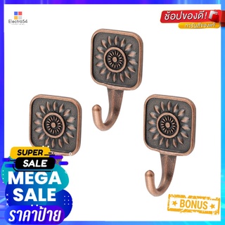 ขอแขวนเหลี่ยมเหล็กติดเทปกาว SUPERLINE SL12 (1x3)HOOK SQUARE IRON TAPE SUPERLINE SL12 (1X3)