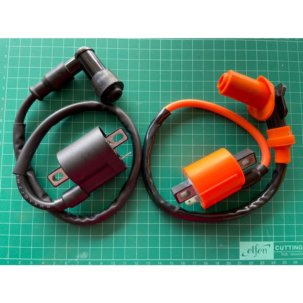 คอยหัวเทียนแต่งรถทุกรุ่น ไฟแรงกว่าแน่นอน w100 w125 sonic รถคาบูสามารถใส่ได้ทุกรุ่น