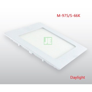 Micron LED Downlight แบบเหลี่ยม 6W แสงขาว