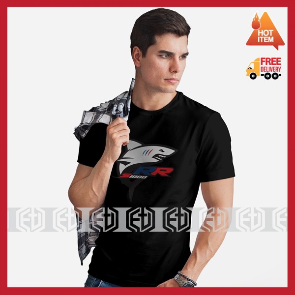 [4 สี] BMW S1000RR S1000 RR T เสื้อ M3 M5 X5 Motorsport M กีฬารถแข่งทีมรถจักรยานยนต์ Turbo Performan