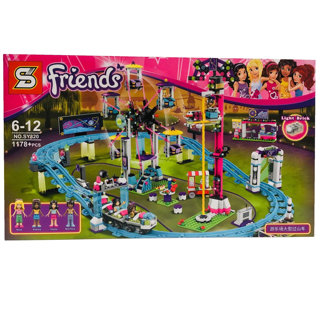 เลโก้ Friends Amusement Park Roller Coaster