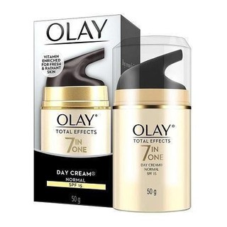 OLAY Total Effect 7in1 Day Cream Normal SPF15++ โอเลย์ โททัล เอฟเฟ็คส์ 7 in 1 แอนตี้ เอจจิ้ง เดย์ครีม 50g.