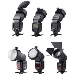 GoDox S-R1 หัวกลมโคมไฟอุปกรณ์เสริม V1 อะแดปเตอร์ V860II / V850II / TT685 / TT600 หัวกลมมีโคมไฟที่แนบมา AK-R1