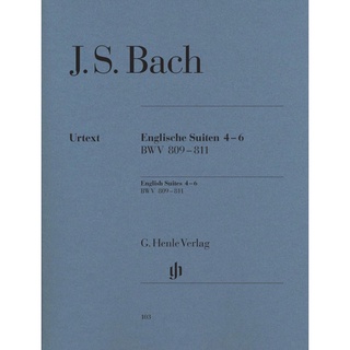 BACH English Suites 4-6, BWV 809-811 (HN103)