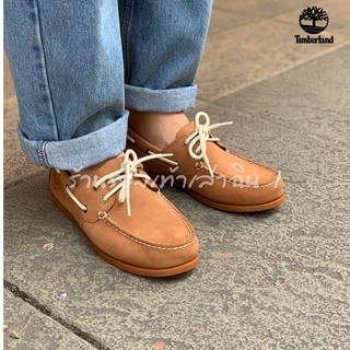 [สินค้านำเข้า แท้ 100%] Timberland MENS CEDAR BAY BOAT SHOE รองเท้าโบ๊ทชู (S22MA2HEM)