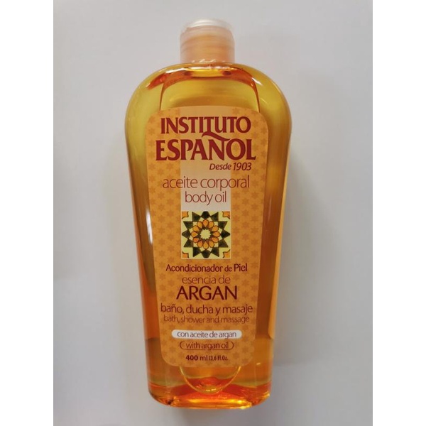 INSTITUTO ESPANOL ARGAN ESSENCE BODY OIL 400ml.exp 04/2030