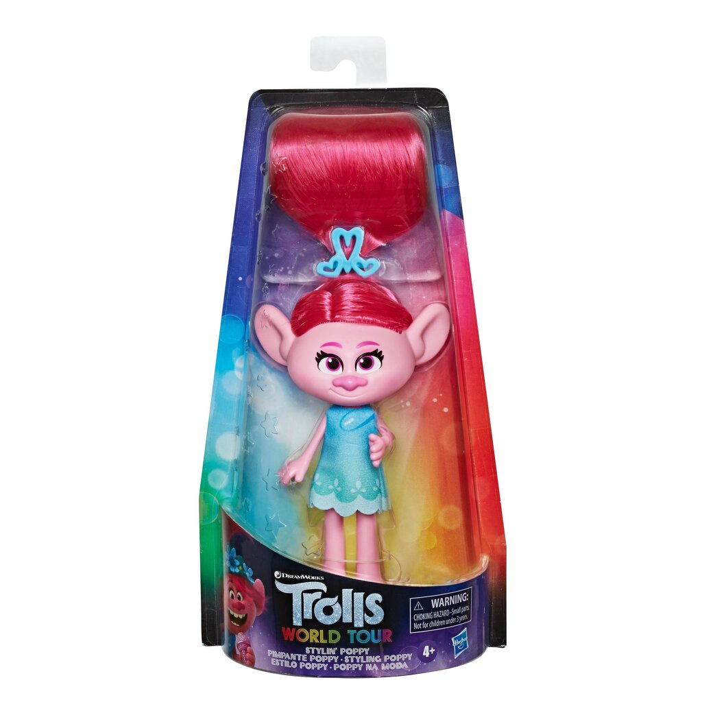 DreamWorks Trolls World Tour Stylin' Poppy Fashion Doll Nach 25ex ตุ๊กตา ป๊อปปี้ โทรลล์ส ของแท้