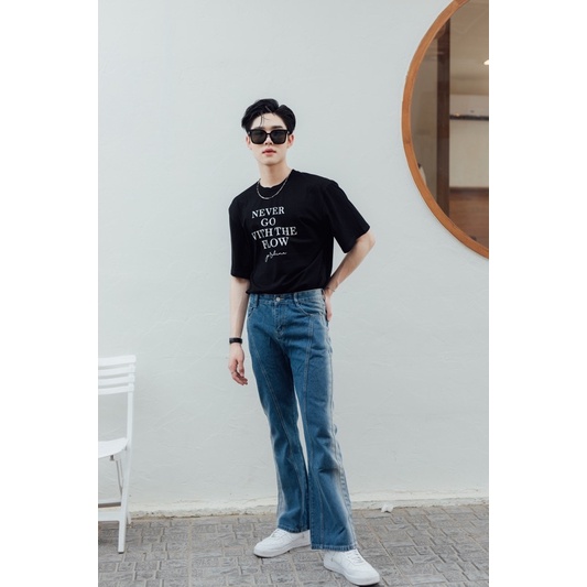 KINS Flared Jeans กางเกงยีนส์ขาม้า (รหัส : F006)
