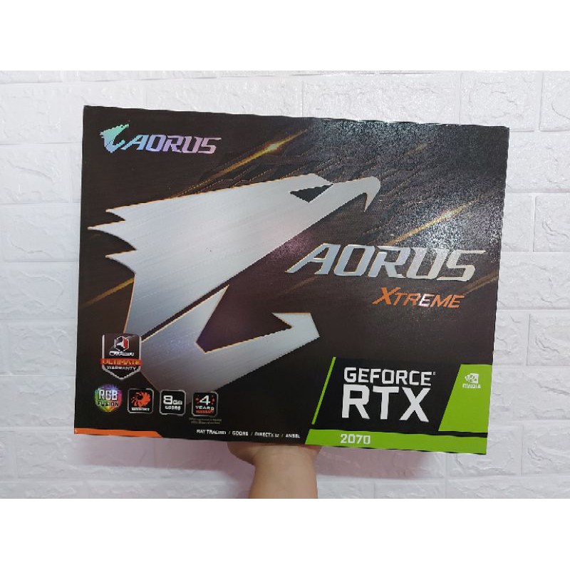 การ์ดจอ AORUS RTX 2070 8G Xtreme #มือสอง