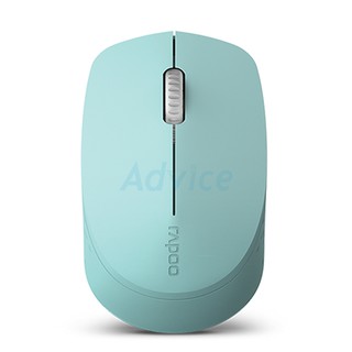 Multi mode Optical Mouse RAPOO (MSM100-Silent) Green ของแท้