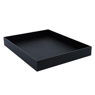 Other tableware TRAY ACRYLIC SQUARE 26X33X4 CM KECH BLACK L Tableware Kitchen equipment อุปกรณ์บนโต๊ะอาหารอื่นๆ ถาดอะคริ