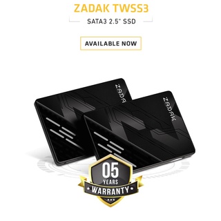 ZADAK SSD TWSS3 128GB SATA III R560MB/s W540MB/s ประกัน 5 ปี