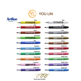 Artline EDF-F DECORITE MARKER (สไตล์แปรง)