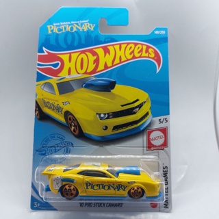 รถเหล็ก Hotwheels 10 PRO STOCK CAMARO PICTIONARY (ib025)