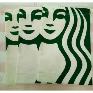 ถุงผ้าใส่แก้ว Starbucks แท้ 100% ใบละ 50บาท