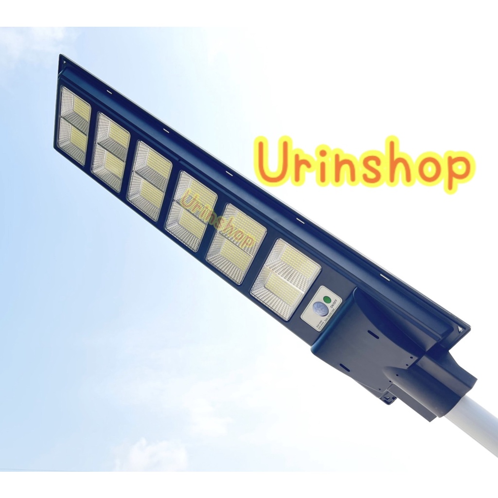 ไฟถนนโซล่าเซลล์ 5000 W 12 ช่อง โคมถนน 1248 LED ของแท้ โซล่าเซลล์ (รับประกัน 1 ปี)