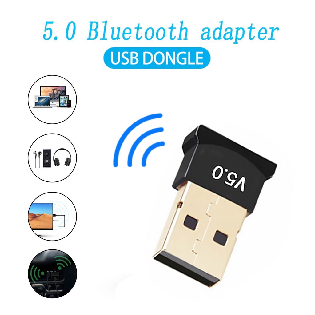 อะแดปเตอร์ Usb บลูทูธ Bt 5.0 Usb Draadloze สําหรับคอมพิวเตอร์
