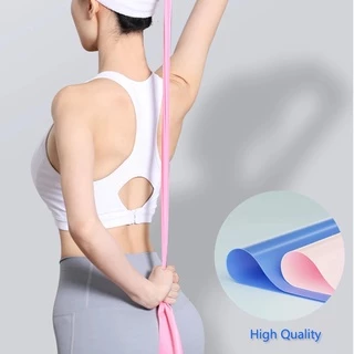 ยางยืดออกกำลังกาย Elastic Band ยางยืดพิลาทิส ยางยืดโยคะ ยาว 150/200 cm ฟิตเนสโยคะ พิลิทิส
