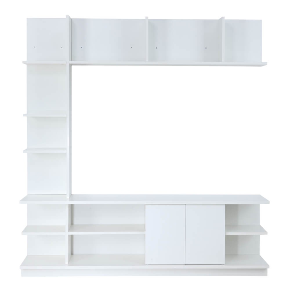 WINNER FURNITURE ตู้วางทีวี รุ่น มัช + ชั้นวาง ฮัทช์ ขนาด 160 ซม. - สีขาว #5