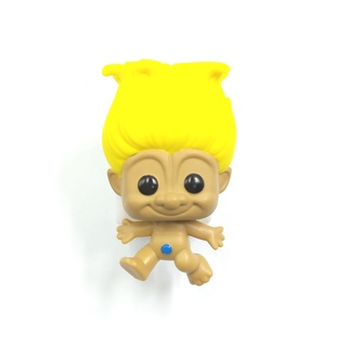 Funko Mystery Mini Trolls - Good Luck Trolls Yellow Upside Down [ ขนาด 1-2 นิ้ว ]