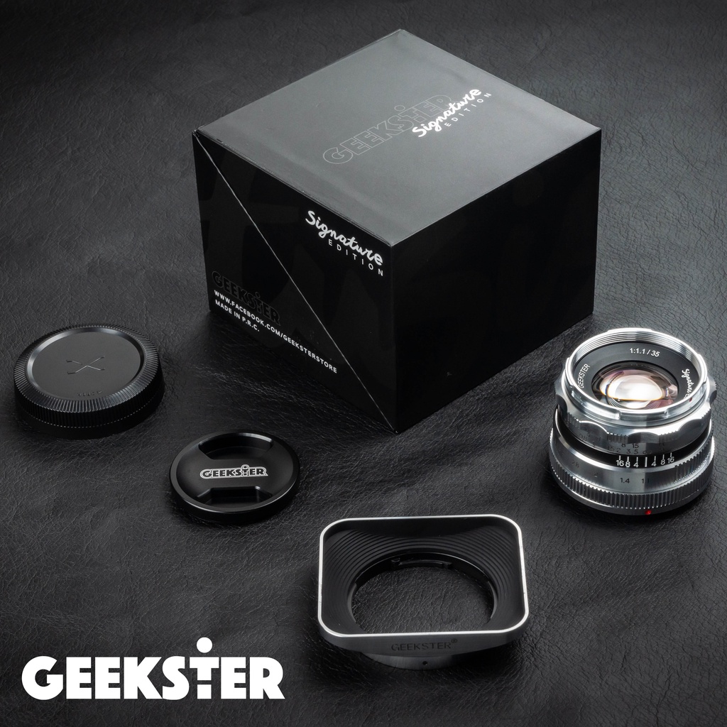 รุ่นพิเศษ GEEKSTER 35mm f1.1 Signature Edition เลนส์ละลาย ( 35 mm 1.1 สีเงิน Limited  ) - รูปที่ 5
