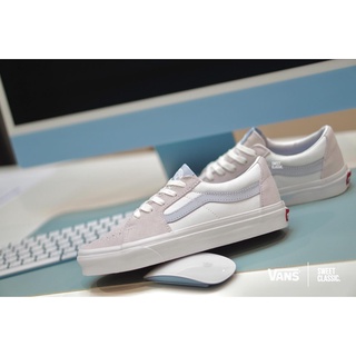 VANS SK8 Low “White-Cloud Blue”.VN0A5KXDUNY..