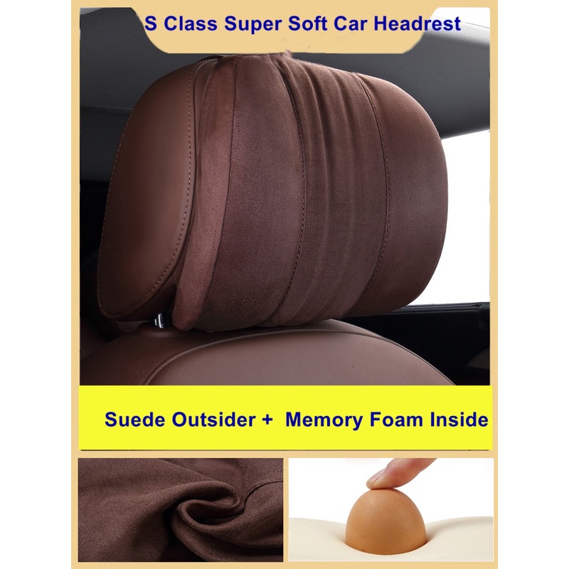 Upgrade Design for Maybach S Class Neck Pillows Supre Soft Memory Foam