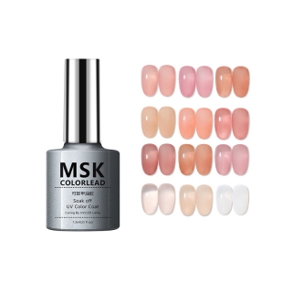 ยาทาเล็บเจลสีใส MSK น้ํายาทาเล็บใส สีเจล สีเจลทาเล็บ ยาทาเล็บเจล สีเล็บเจล ยาทาเล็บสีใส 7.3ml (ต้องใช้เครื่องอบ)