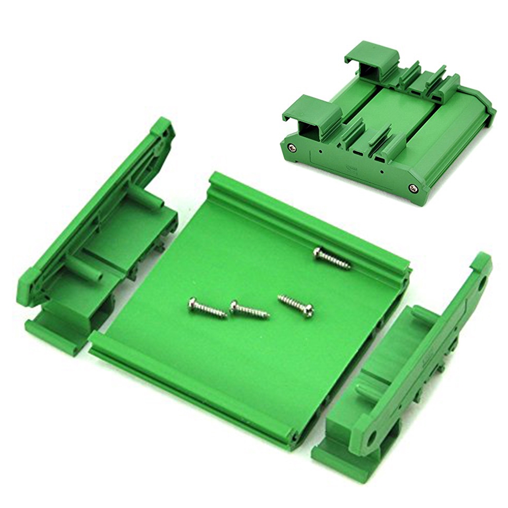 PVC Practical Durable PCB Green Housing Carrier DIN Rail Mount duetos