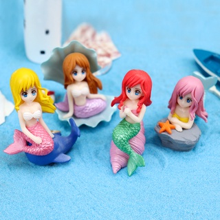 อุปกรณ์ตกแต่งเค้กนางเงือก Little Mermaid 1st Diy