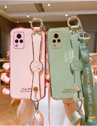 ใหม่ เคสโทรศัพท์มือถือ ซิลิโคนนิ่ม บางมาก กันกระแทก พร้อมสายคล้องข้อมือ สําหรับ vivo S9 S9 5g v2072a vivis