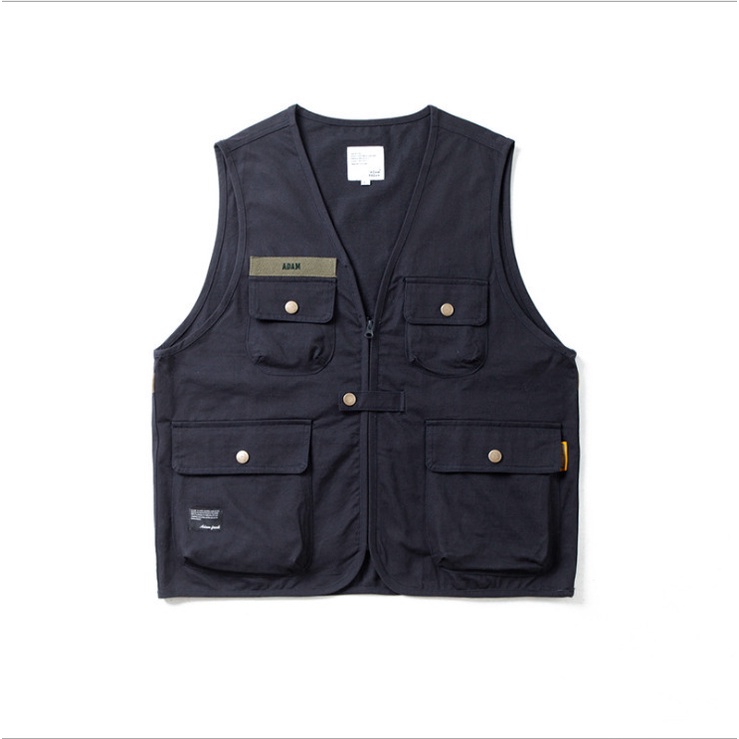 ราคาส่ง2ตัวขึ้นไป Camping vest 302 เสื้อกั๊กผู้ชาย แคมป์ปิ้ง แขนกุด มีซิปหน้า เดินป่า เที่ยวเขา - รูปที่ 3