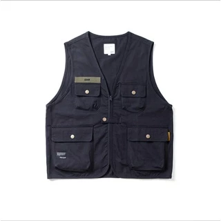 MNO.9 Camping vest 302 เสื้อกั๊กผู้ชาย แคมป์ปิ้ง แขนกุด มีซิปหน้า เดินป่า เที่ยวเขา