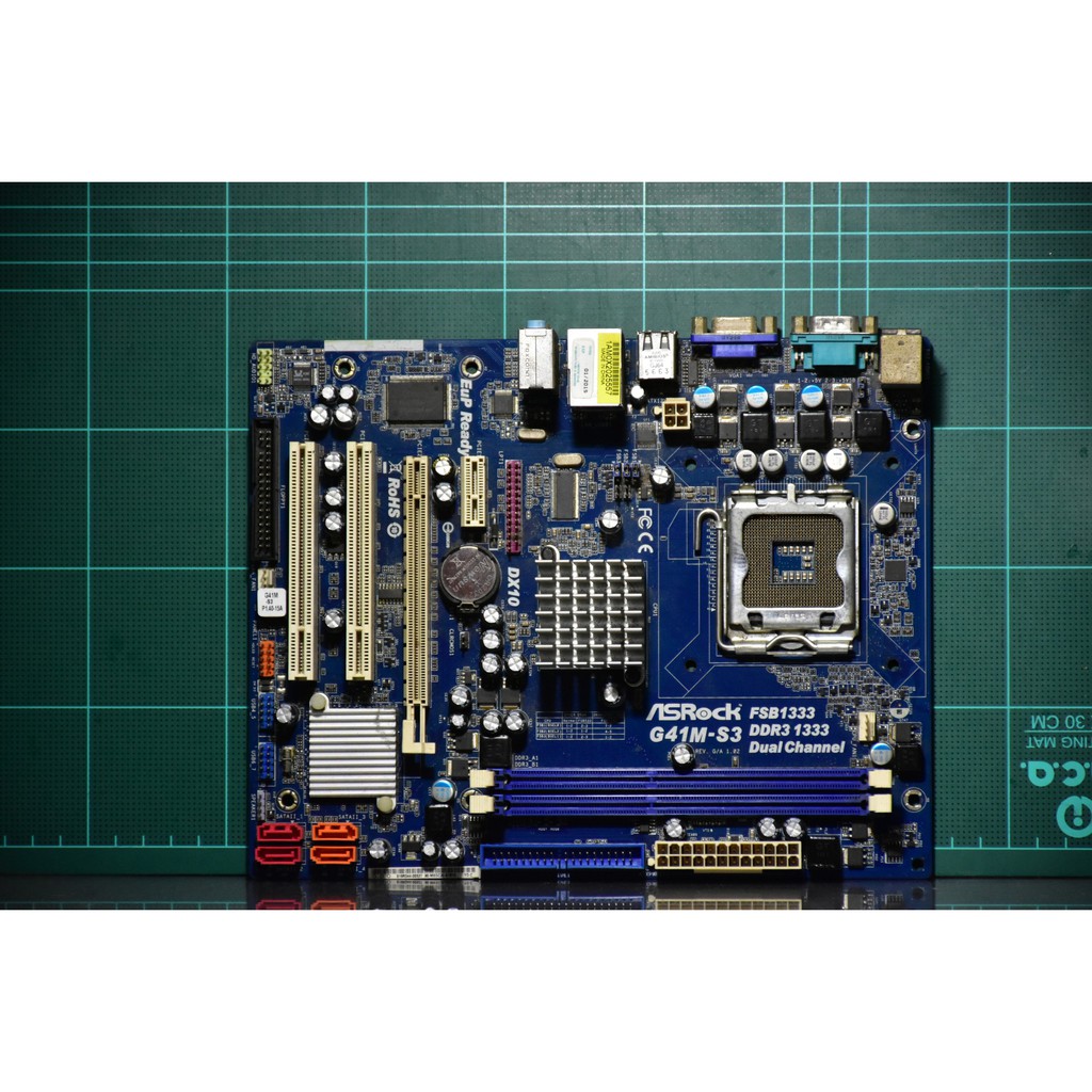 เมนบอร์ด Asrock g41m-gs3 Core 2 Duo