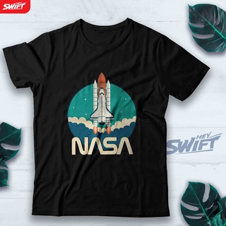 [COD]เสื้อยืด พิมพ์ลายกระสวยอวกาศ Nasa DISTROS-5XL