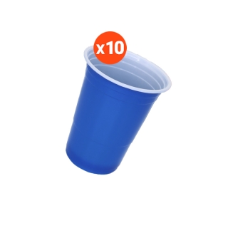 TPP Blue Cup Party 16oz. (แพ็คละ 5 ใบ, 10 ใบ, 25 ใบ, 50 ใบ) แก้วปาร์ตี้ แก้วบลูคัพ