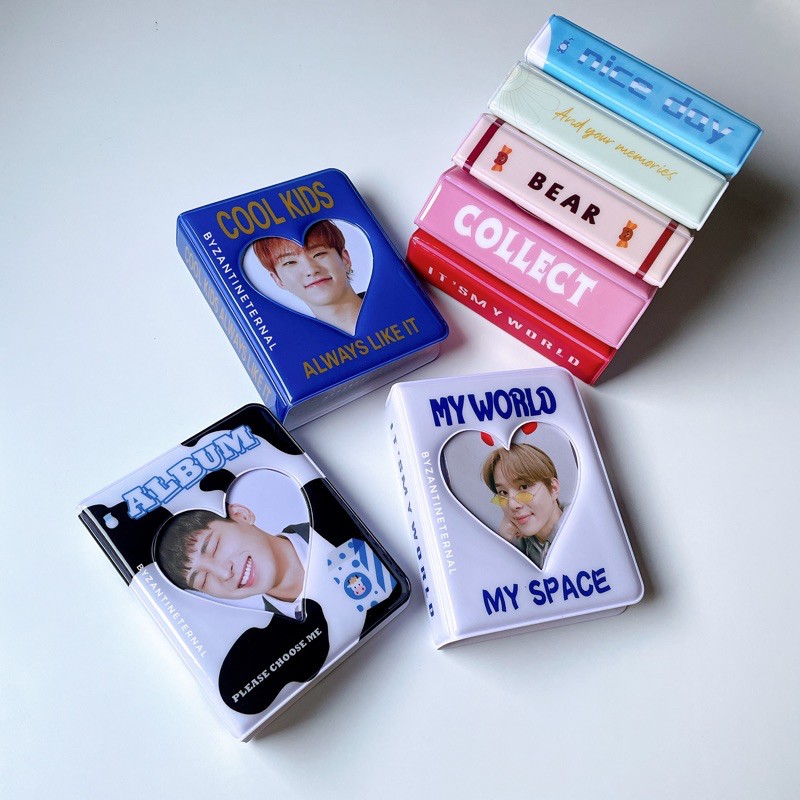 Thence COLLECT BOOK UNOFFICIAL PHOTOCARD HOLDER COOL KIDS MINE LOVELY KOLBUK PC KOREA CARD WALLET